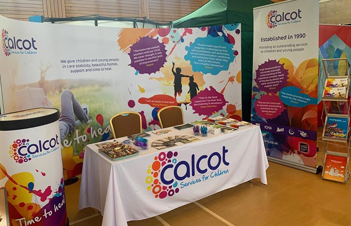 Calcot Services for Children branding exhibition