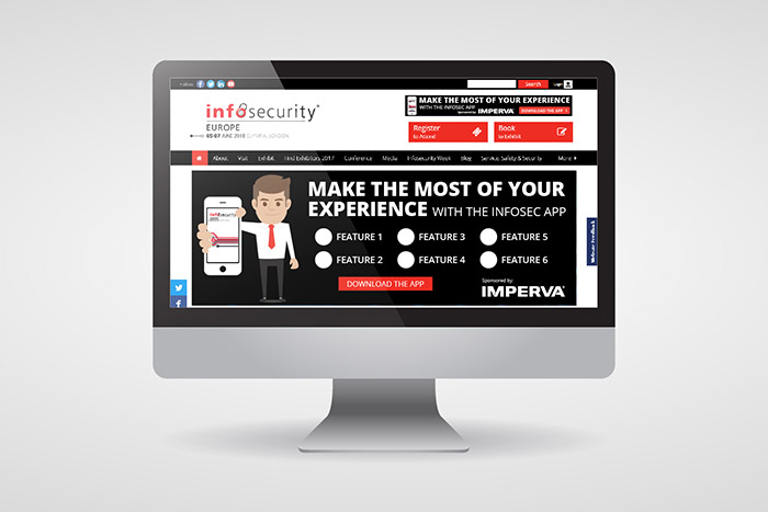 infosecurity app promotion website